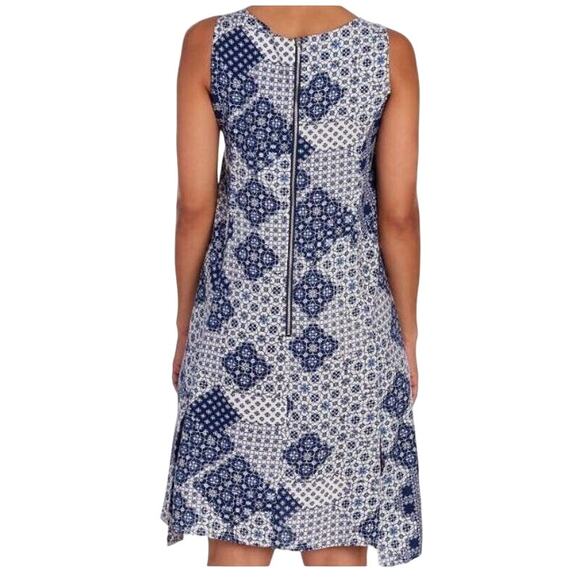 Nanette Nanette Lepore Patchwork Print Sleeveless High-Low Swing Dress Size 4 - Picture 10 of 11